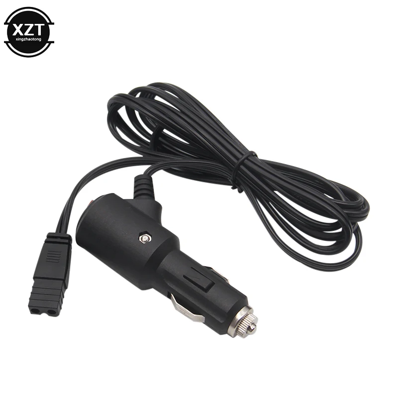 Black Car Refrigerator Plug Cable Adapter Switch 10A Cigarette Lighter 2M 4M for Car Fridge ExtensionElectric Copper Cord Cable