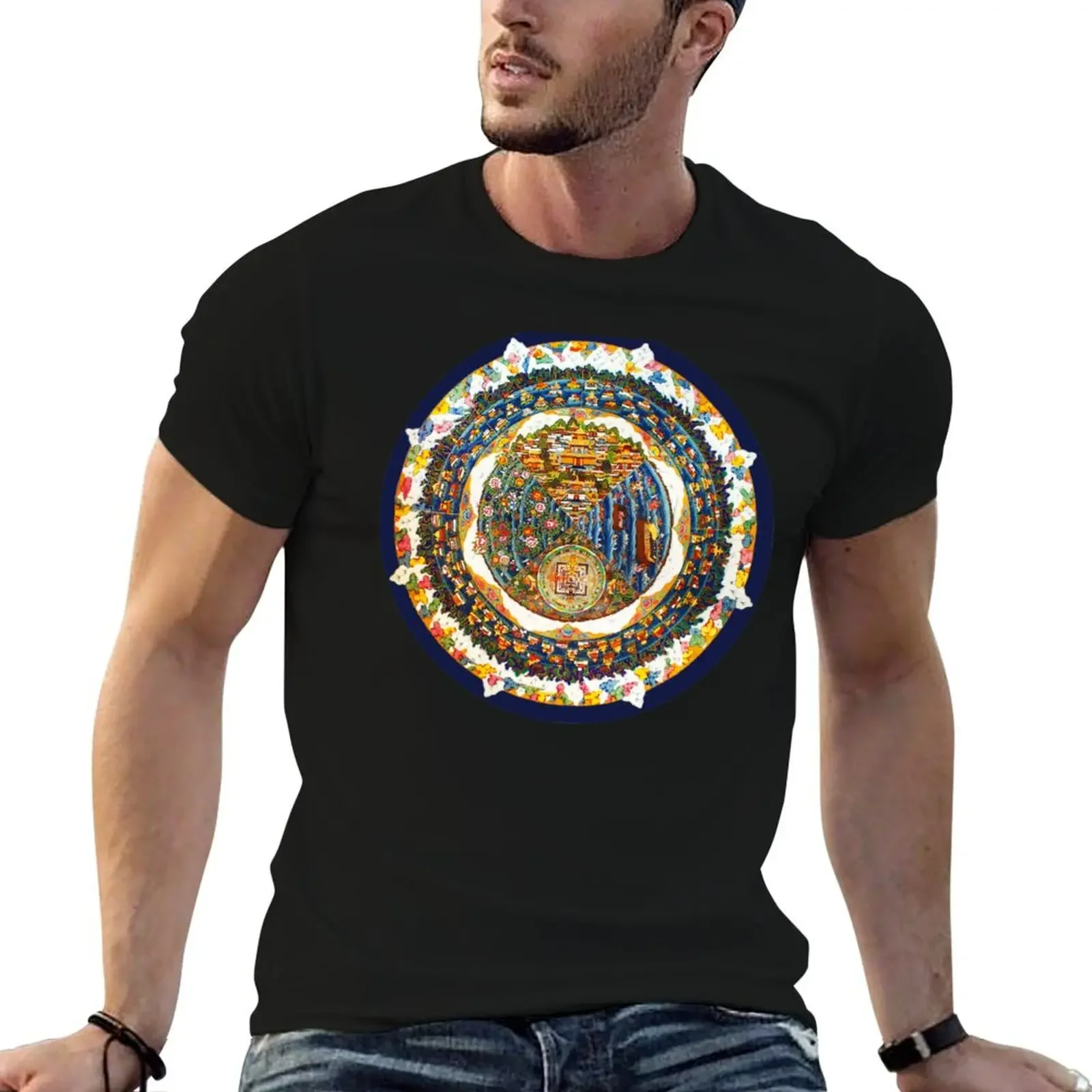 

Buddhist Mandala 33 T-Shirt essential t shirt anime stuff black t-shirts for men