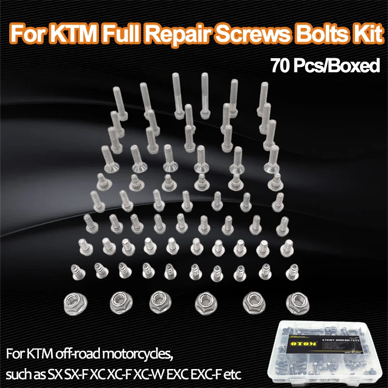 

Комплект полного ремонта OTOM: винты и болты M6, M8 для мотоциклов KTM SX, SXF, XC, XCF, XCW, EXC, EXCF, внедорожных питбайков и кроссовых мотоциклов, аксессуары и запчасти