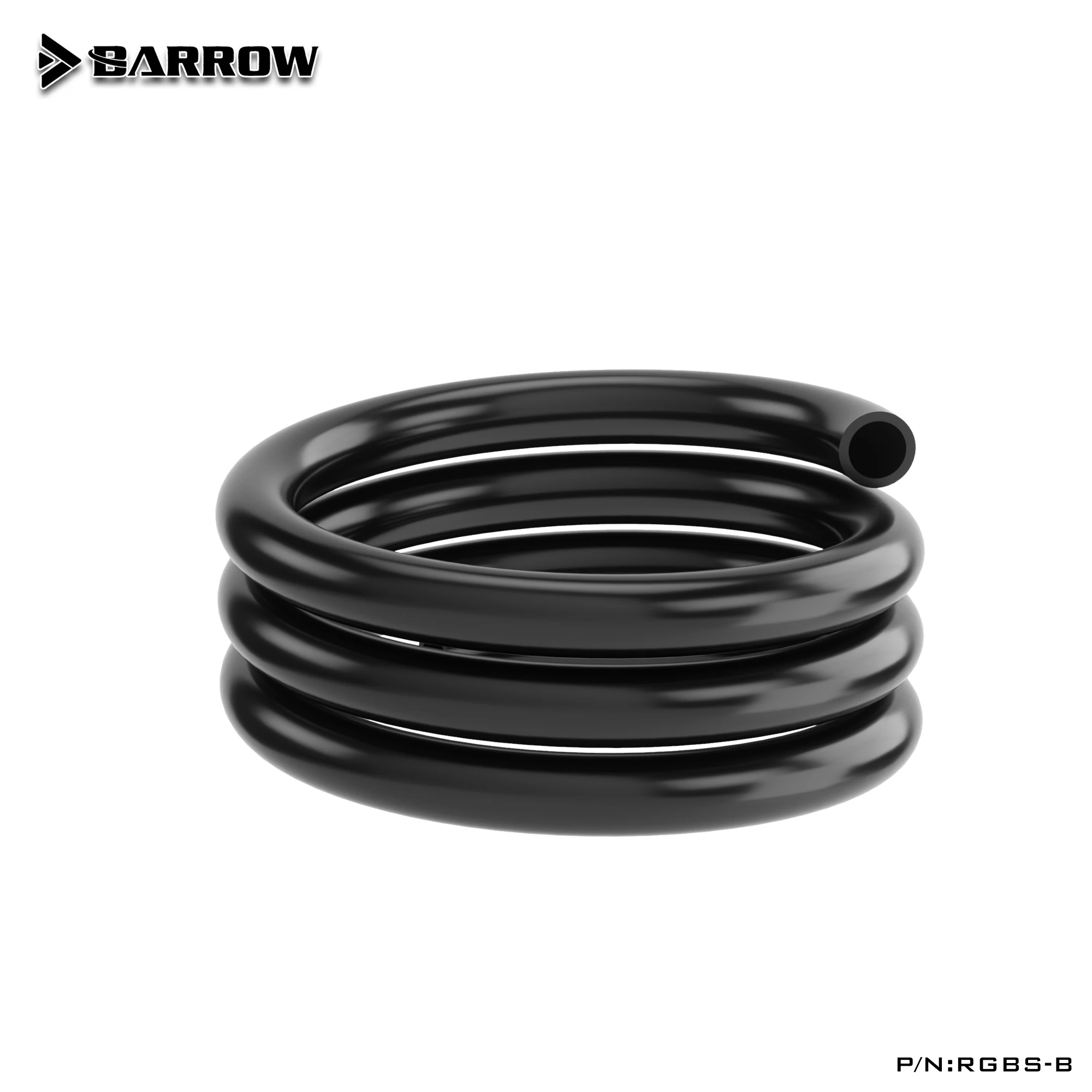 BARROW RGBS-B ID 9.5mm+ OD12.7mm Soft Tube PU Hose Black 1 Meter/pcs Tube DIY Water Cooling