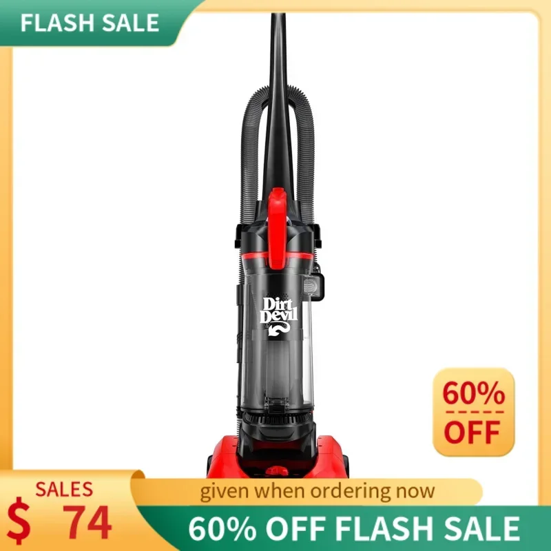 QWDirt Devil Multi-Surface  Upright Bagless Vacuum,Red