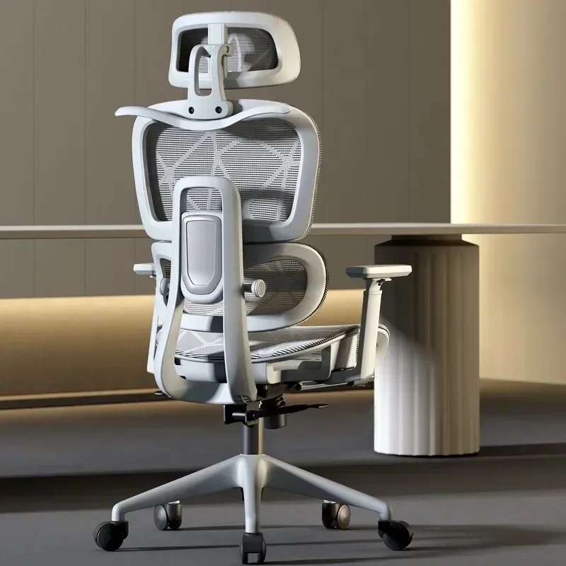 Pedal Wheels Chair Ergonomic Mesh Separation Waist Back Chairs 360 Degree Rotation Chaise Ergonomique Office Furniture