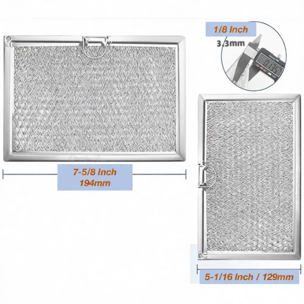 Premium Microwave Oven Grease Filter For GE WB06X10309 WB06X10654 WB06X10359 Replacement Metal Mesh Screen Appliance Part