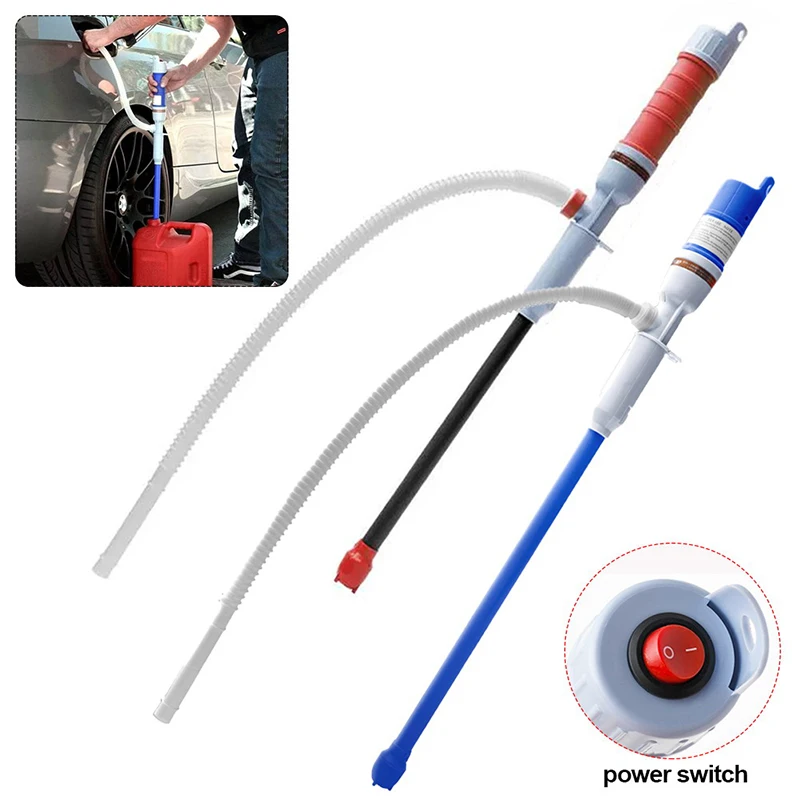 Universal Electric Liquid Oil Transfer Pump Water Pump Gasoline Diesel Transfer Sucker Hand Pump Universal Car Tool