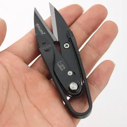 Taiwan Spring Yarn Cut Carbon Steel Leather Professional Thread Shears Handmade DIY Leather Scissors CuttingSewing Accessories