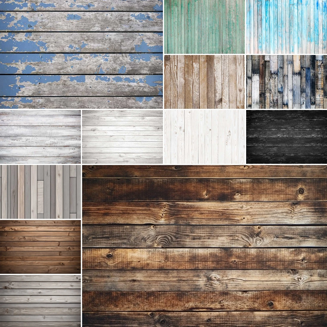 

MOON.QG Rustic Wood Backdrop Imitation Wood Birthday Newborn Baby Photography Background Food Wooden Backdrops For Photoshoot