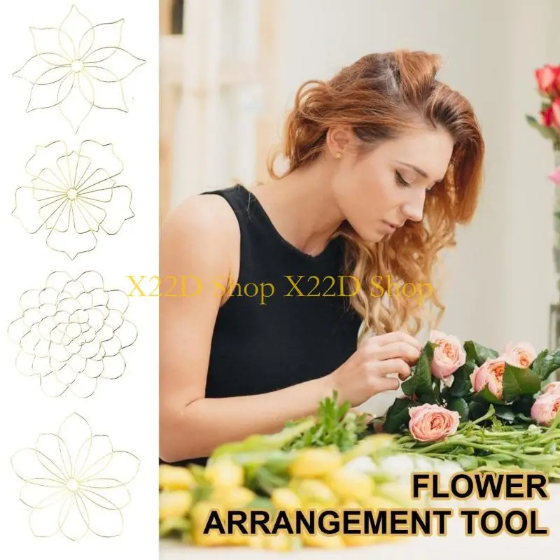 X22D Professional Florals Arrangement Holders, 4PCS Reusable Steel 5