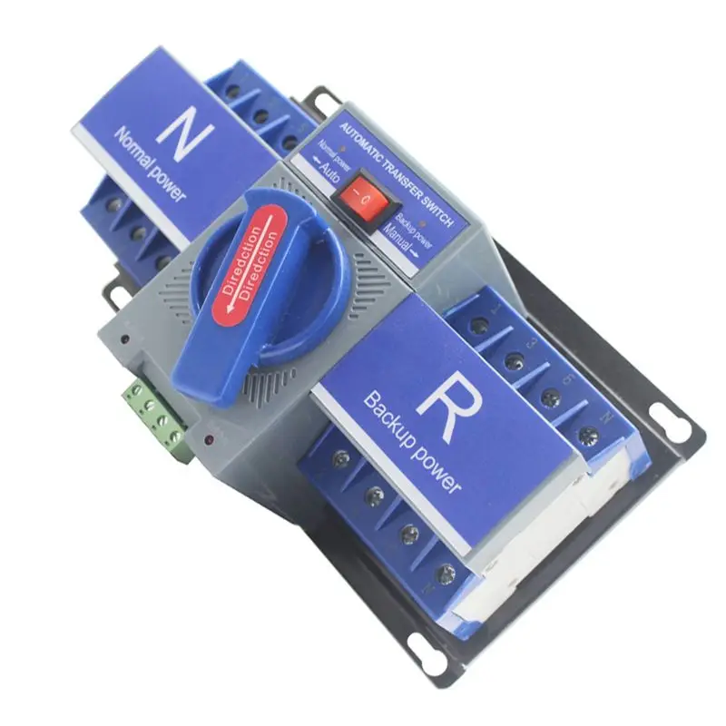 [NEWA76K!】 Automatic Transfer Switch 63A 4P Automatic Dual Power Transfer Switch With Electromechanical Locking Protection 220V