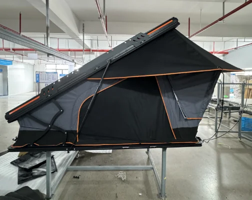 

Camping Quick Setup Waterproof Side Open Clamshell Aluminum Hard Shell Roof Top Tent 3-4 Person Rooftop Tent for 4x4 Offroad