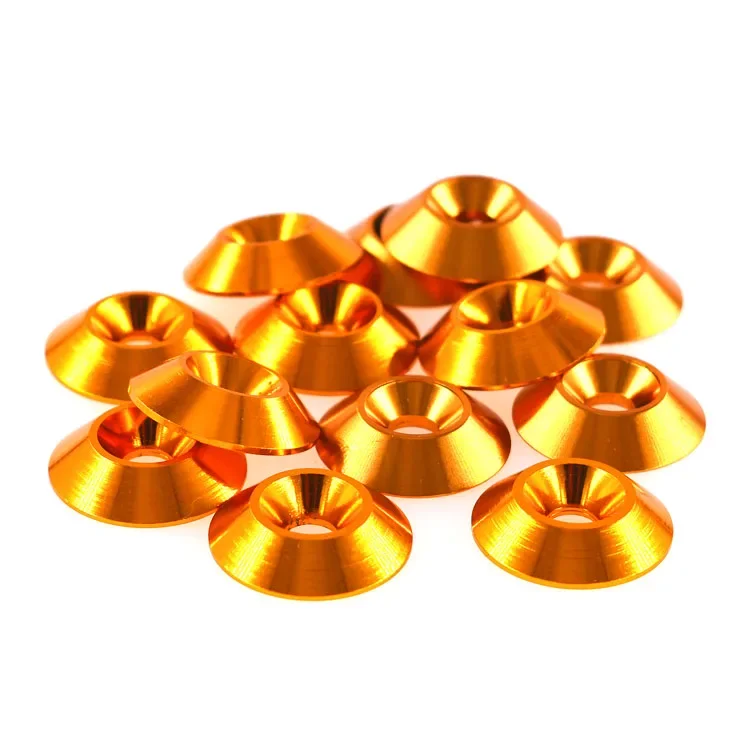 3PCS Brass Umbrella Countersunk Gasket M2 M2.5 M3 M3.5 M4 M5 M6 Conical Decorative Groove Washer