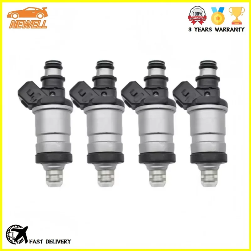 

4pcs 06164-P0A-000 Fuel Injector For Honda Accord CA1 Vigor 1986-1997 Civic MK4 Prelude CRX 1988-1991 2.0 2.2 06164P0A000