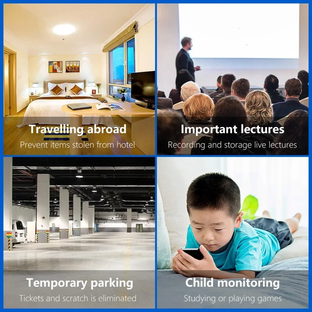 HD 1080P USB Mini Wireless Camera 140° Ultra Wide Angle Motion Detection Night Vision IP Camera Home Security Surveillance