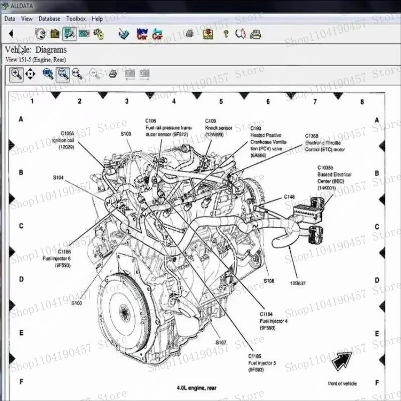 2024 Hot alldata 10.53 Car Software mitchell demand 2015 auto repair alldata software All data car software with Wiring diagram