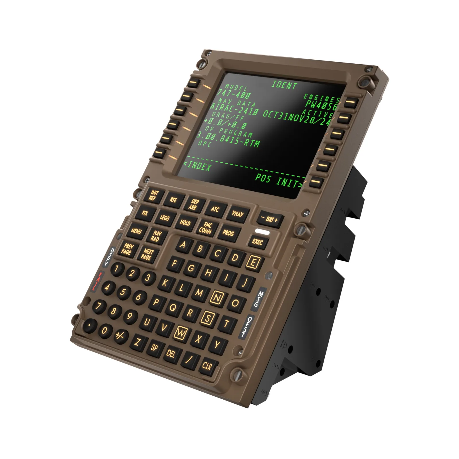WINWING CDU PMDG Civil Aviation Control Panel PFP 4 for X-Plane MSFS Simulator