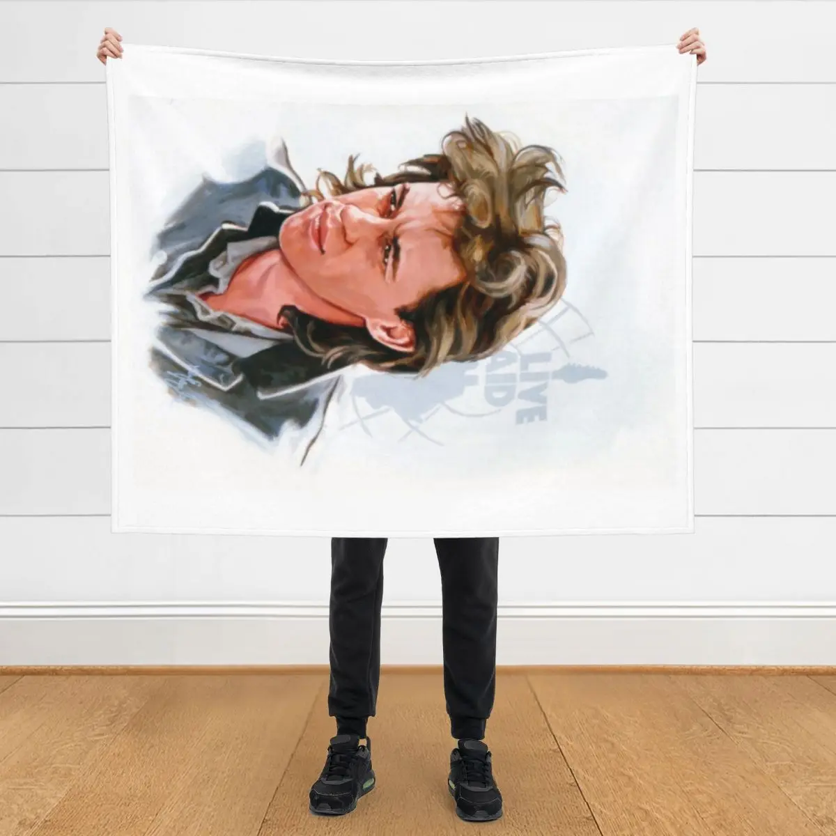

Bob Geldof Throw Blanket Giant Sofa Moving Bed Blankets