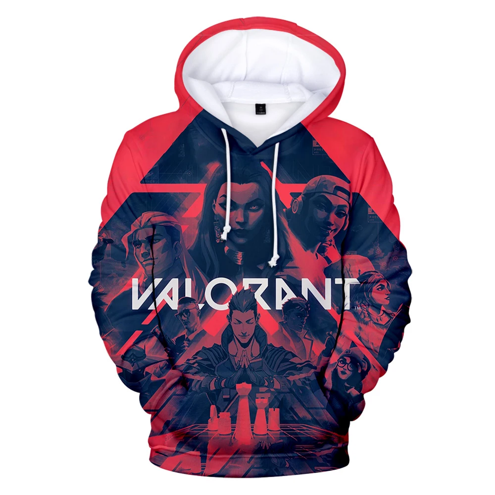 VALORANT Merch Role Play Hoodie Men/Women Casual Harajuku Style Long Sleeve Sweatshirt Clothes