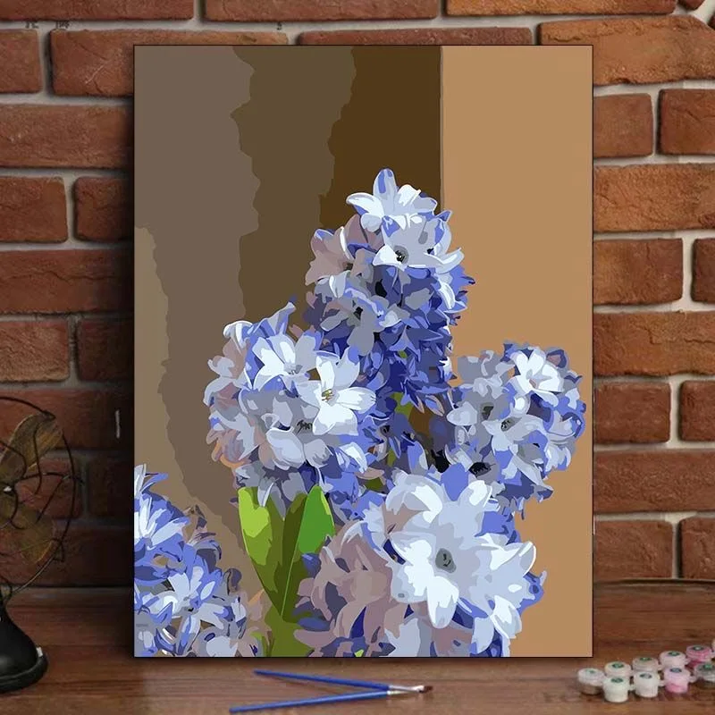 

A-0154 Tulip Garden Oil Painting, Spring Flowers Art, Bright Colors, Modern Home Decor