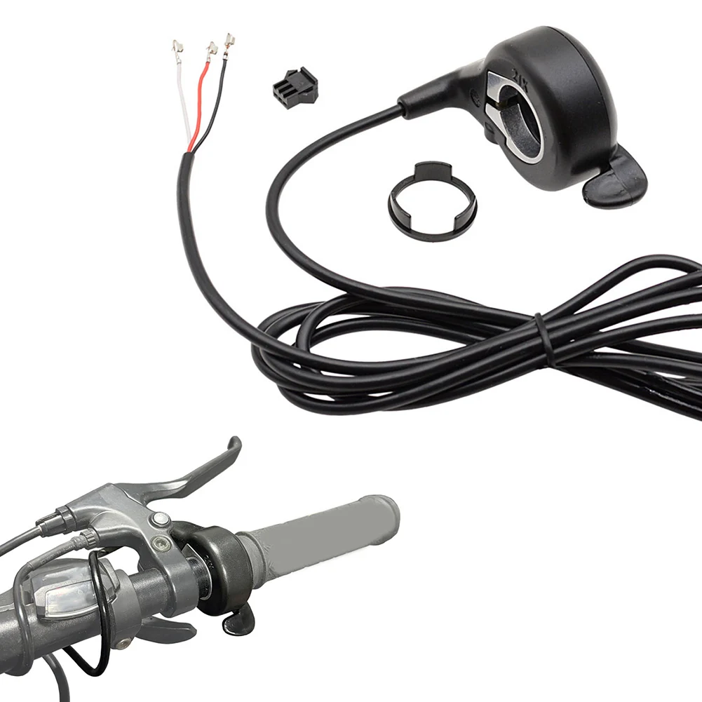 

Scooter Throttle Electric Bicycle Throttle Electric Vehicle Accessories Easy Install Throttle Lever Compatible With SM Port