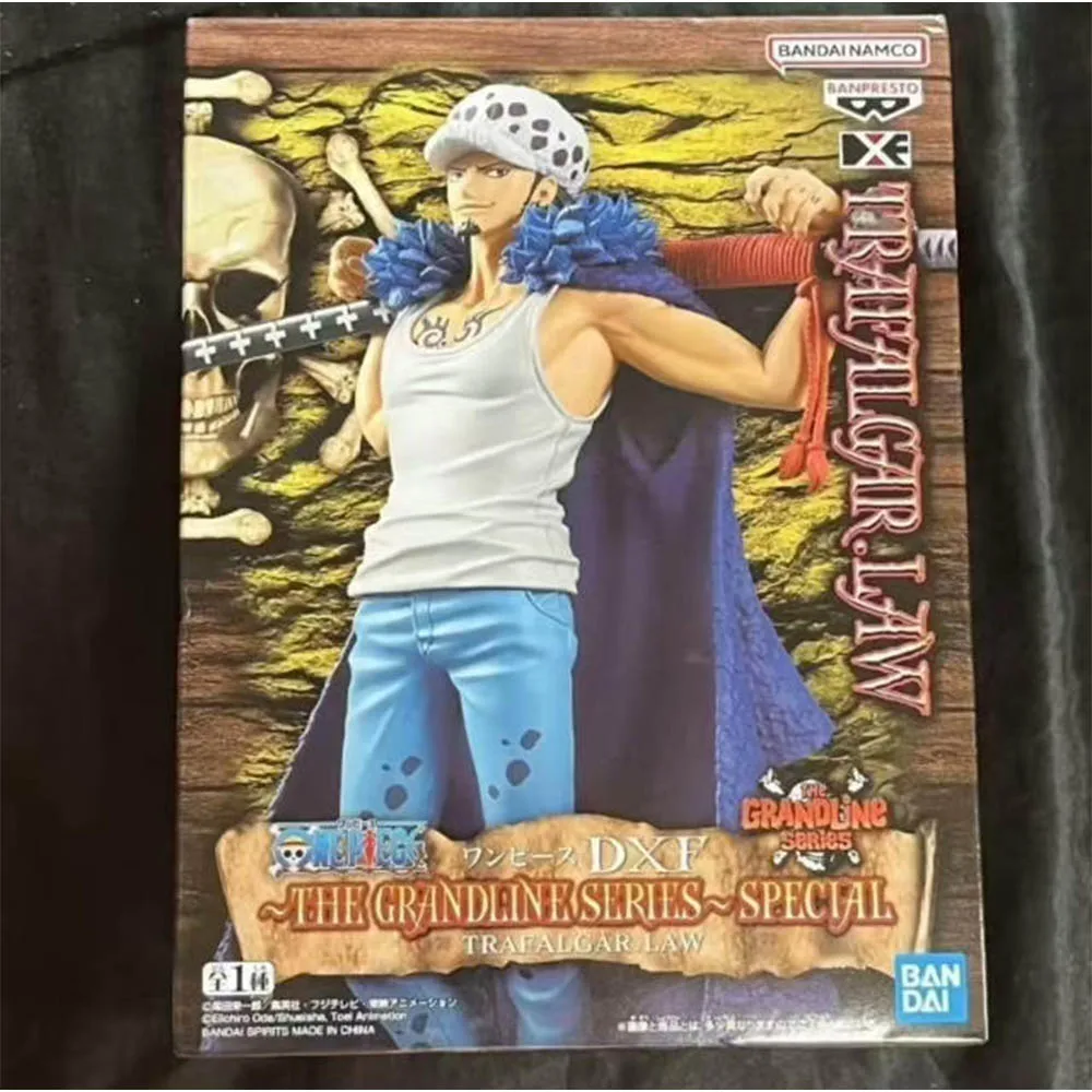 

In Stock Original BANDAI Banpresto One Piece DXF~Trafalgar D. Water Law Figure Model Anime Genuine Boxed Toy