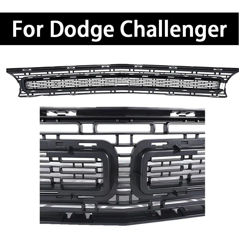 

Car Grille Fit For Dodge Challenger 2015-2023 Car Front Bumper Car Accessories