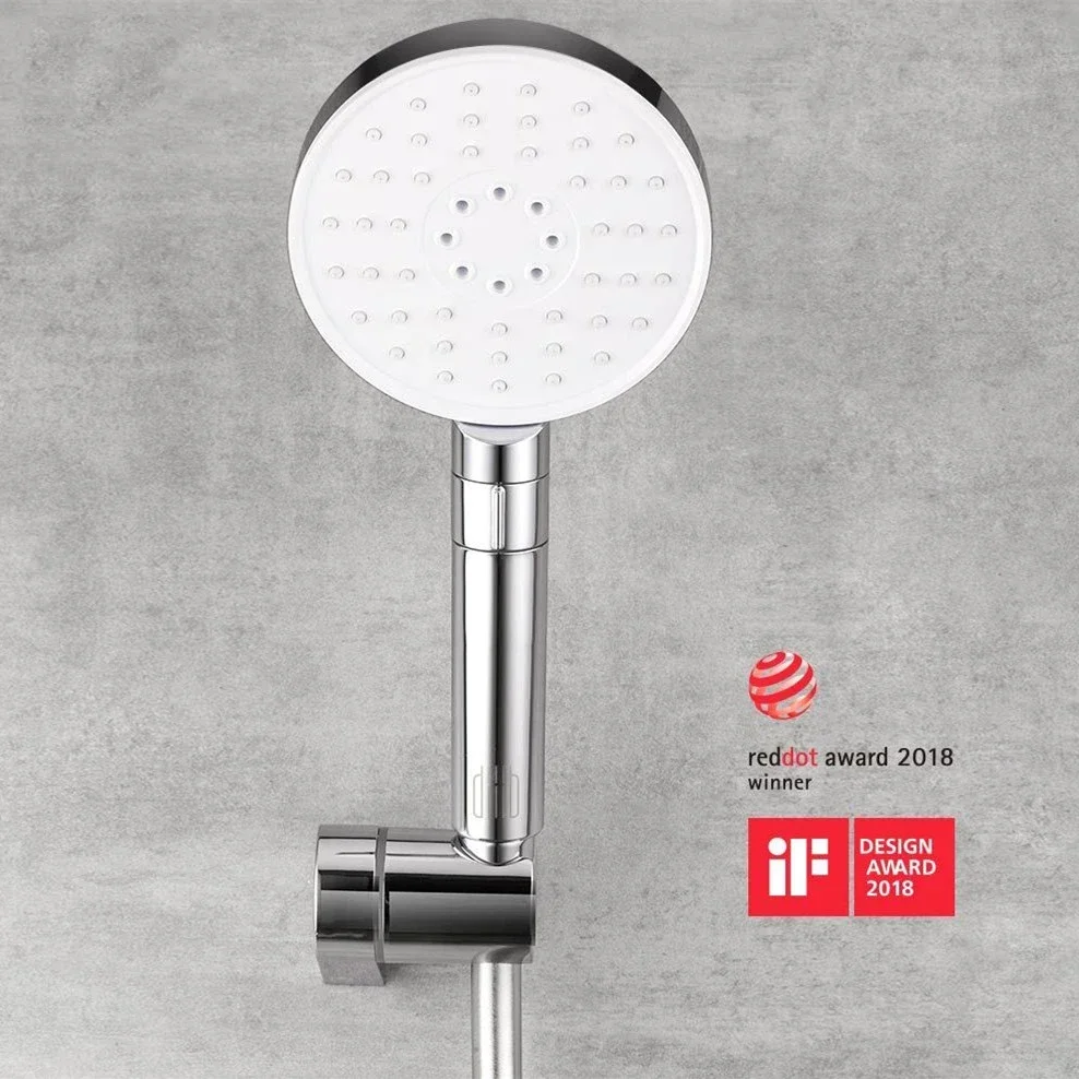 Youpin dabai Diiib 3 طرق يده دش سماعات الرأس 360 درجة 120 مللي متر 53 ثقب المياه مع بولي كلوريد الفينيل ماتيل قوية لا صندوق