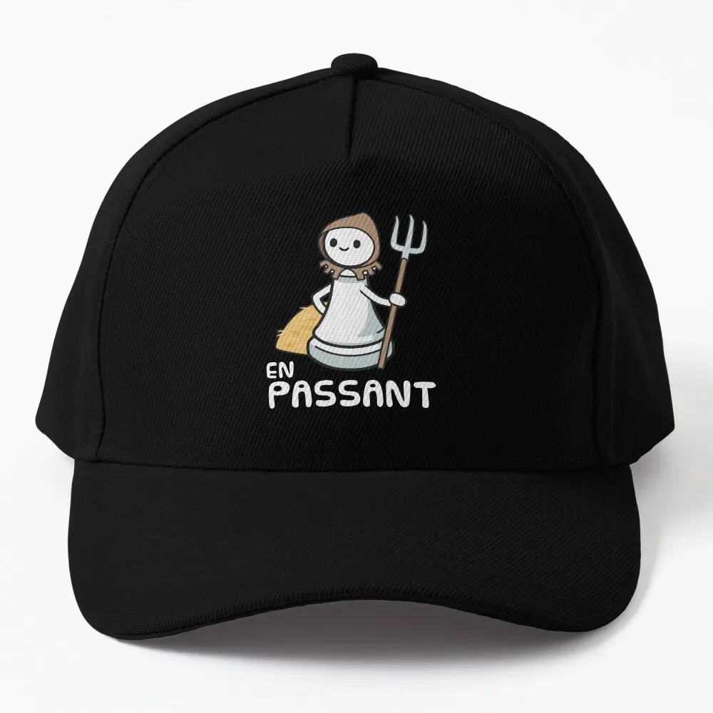 En Passant Chess Joke Baseball Cap Fashion Beach Anime Hat Hat For Women Men'S