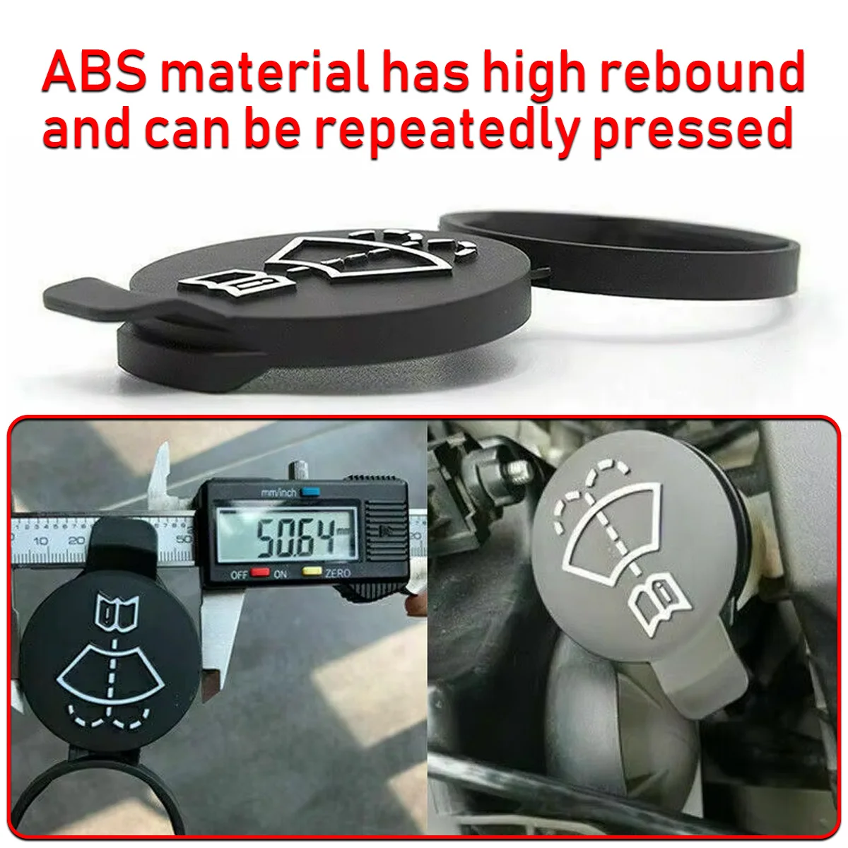 1/2/5/10PCS Windshield Washer Fluid Reservoir Cap 13227300 Replacement Tank Bottle Cover Fit for Cadillac Car Repair Accessory