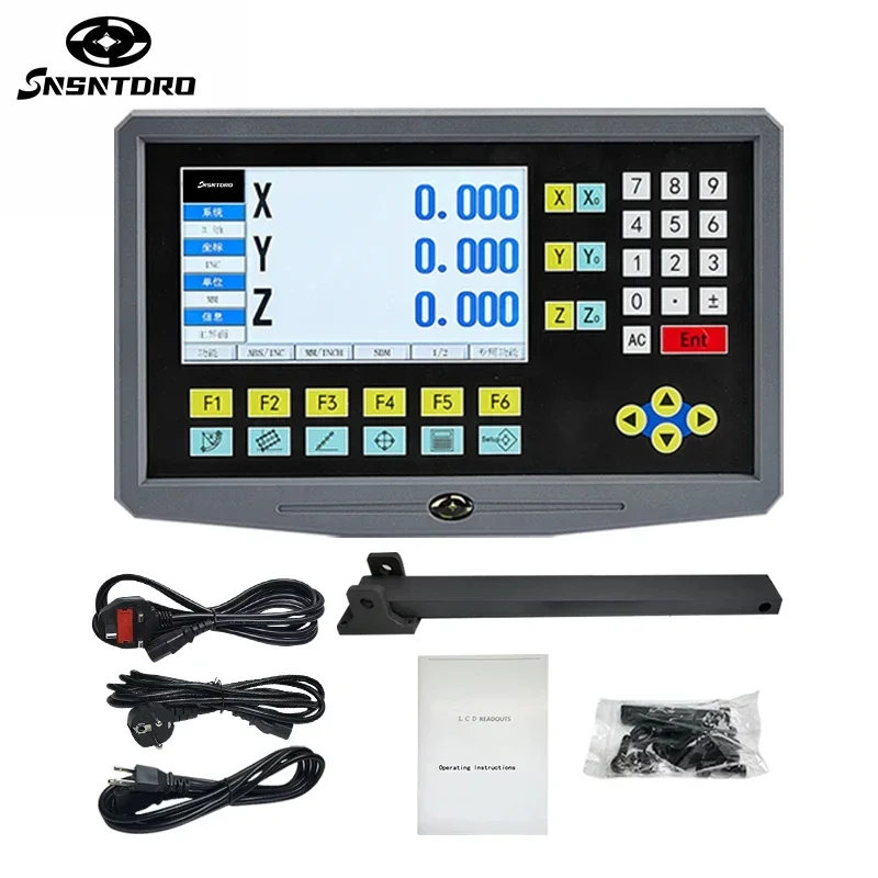 LCD DRO YH800-3 3 Axis Digital Readout Display 9 Languages TTL AC110V/220V For Milling boring machine EDM Linear Scale Encoder