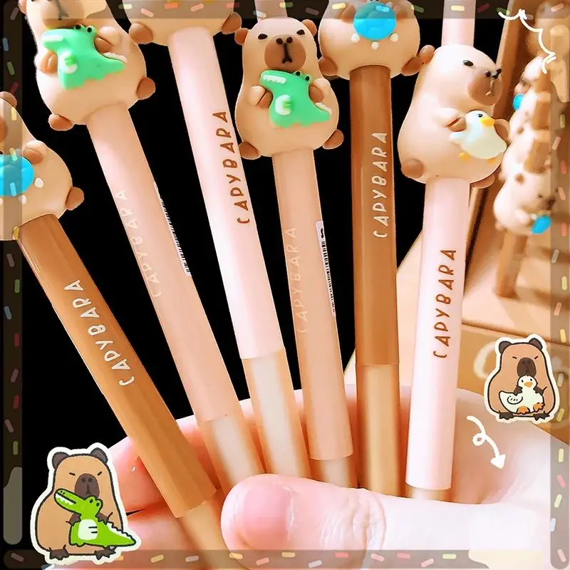 cute capybara mechanical penci kawaii stationery Aesthetic stationery school supplies school useful drawing automatic pencil