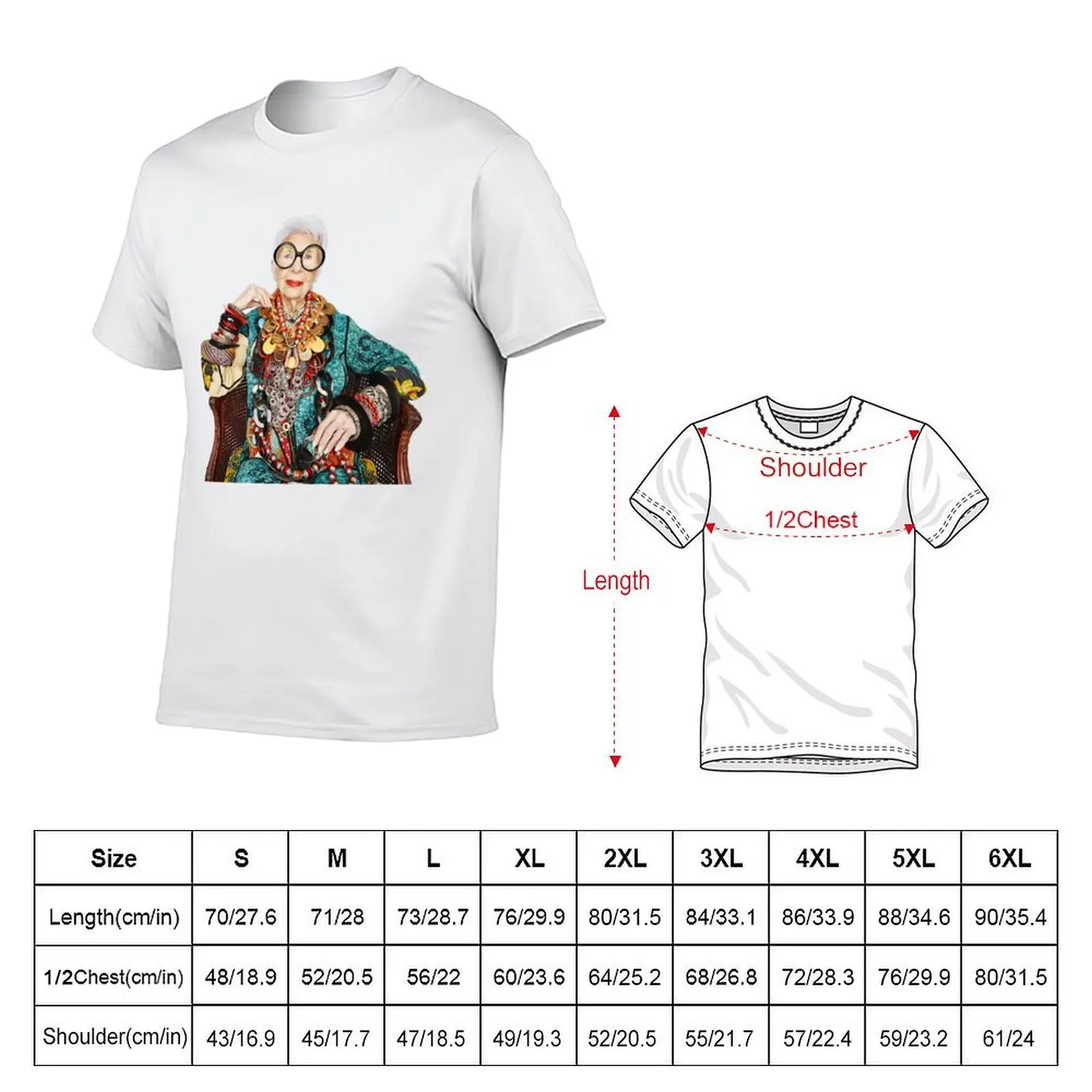 Iris Apfel Alter 100 Jahre Happy Womans Day T-Shirt cotton t shirts high quality man tshirt T-Shirt