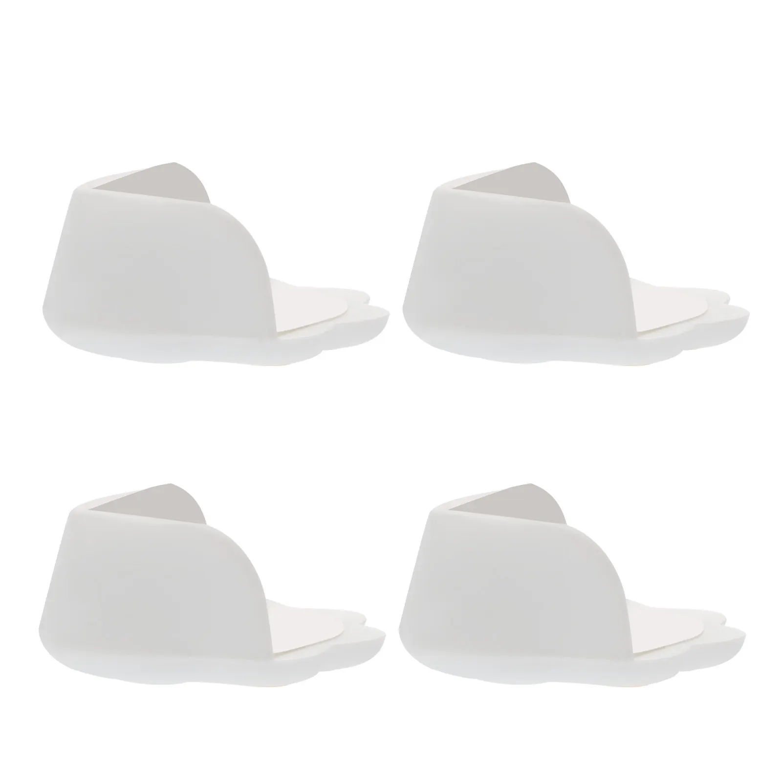 

4Pcs Soft Silicone Corner Protectors for Tables Desks Cabinets Walls Baby Safety Anti-Scratch Self-Adhesive Furniture Corner