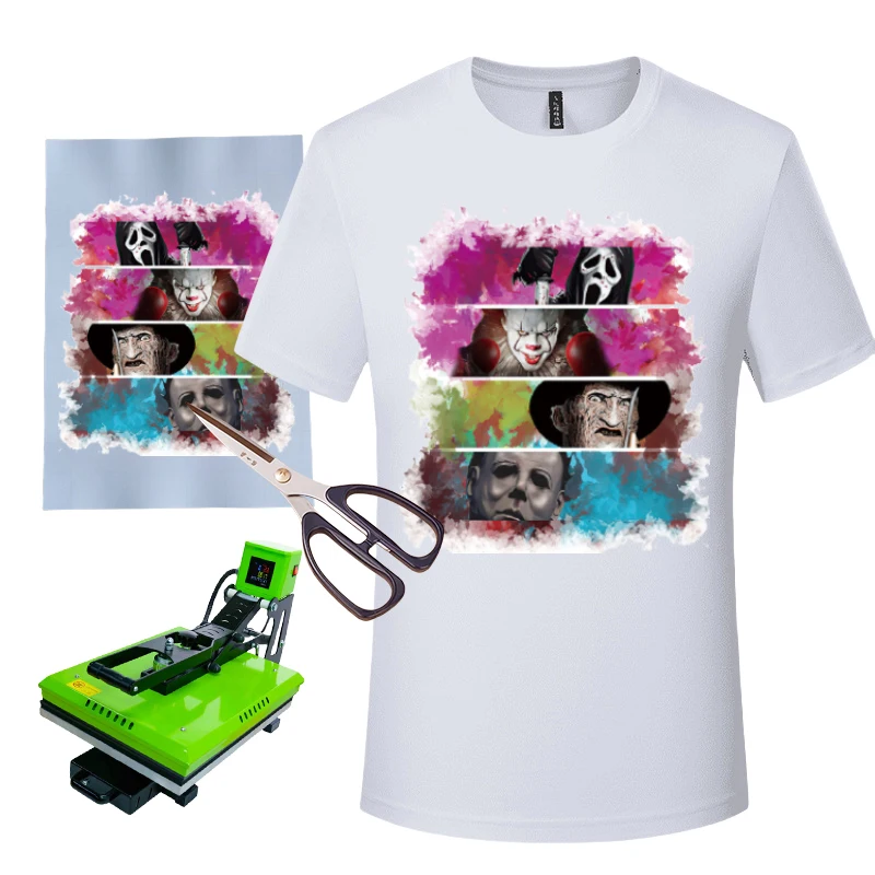 A4 Iron On T-Shirt Transfer Paper For Inkjet Printer Heat Transfer Printing Paper For Light Color Fabric Thermal Transfer Paper