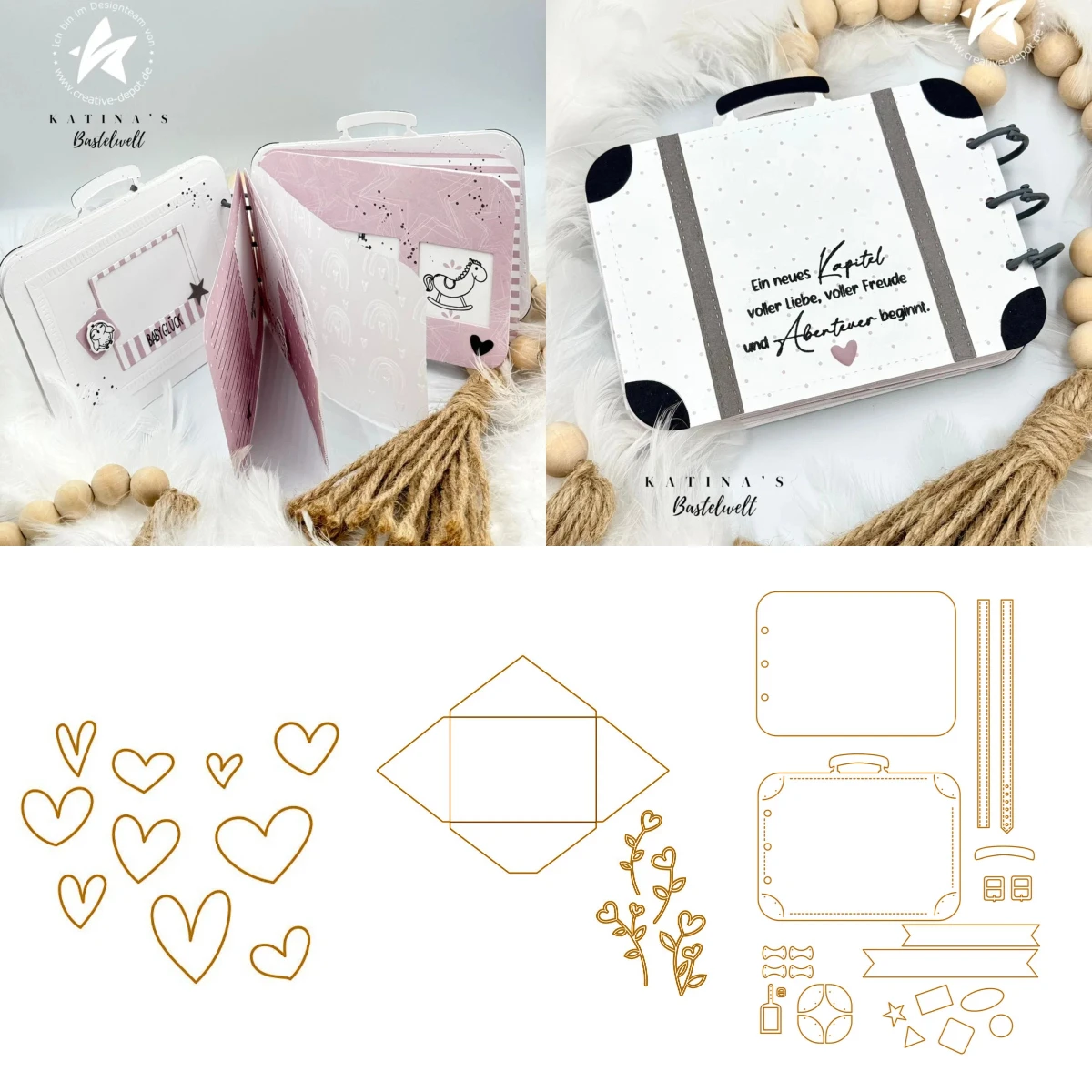 Love Follower Stamps 2026 Neue Metall-Stanzformen für DIY Scrapbooking, Basteln, Fotoalbum-Vorlage, handgefertigte Dekoration
