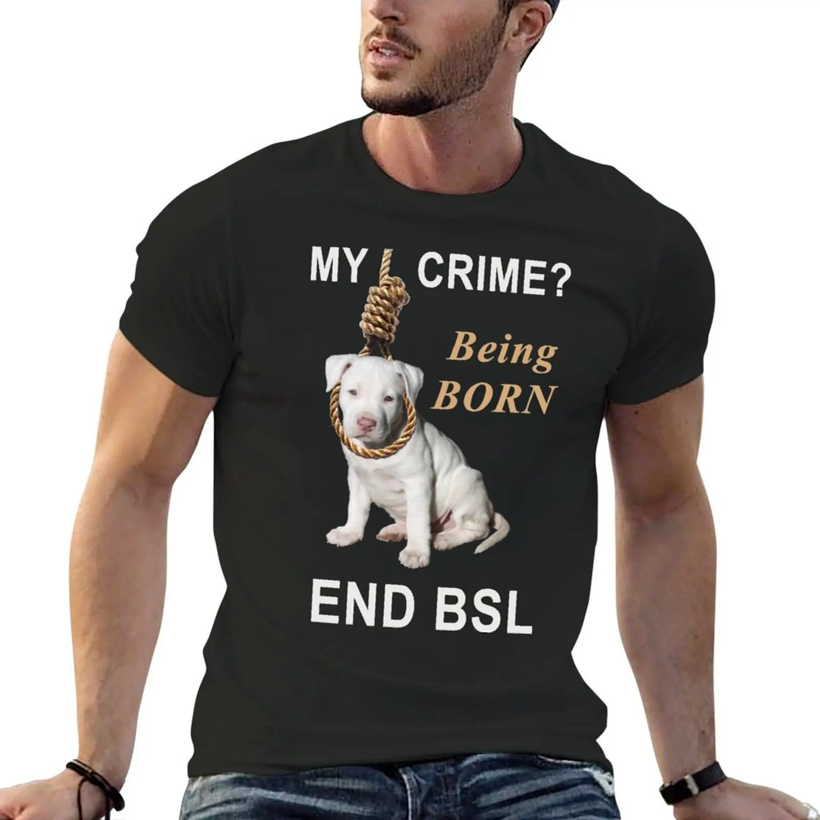 

End BSL T-Shirt tshirts personalised summer shirt big and tall t shirts for men