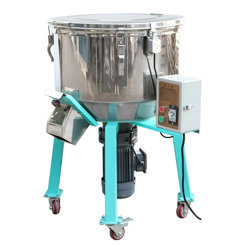 

Stainless steel vertical color mixer 50KG plastic mixer 100KG drum plastic particle mixer