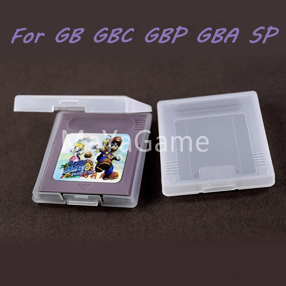 1pc OCGAME For Game Boy for GBA GB GBC GBP GBA SP Clear Game Cartridge Cases Game Cartridge Storage Box Replacement