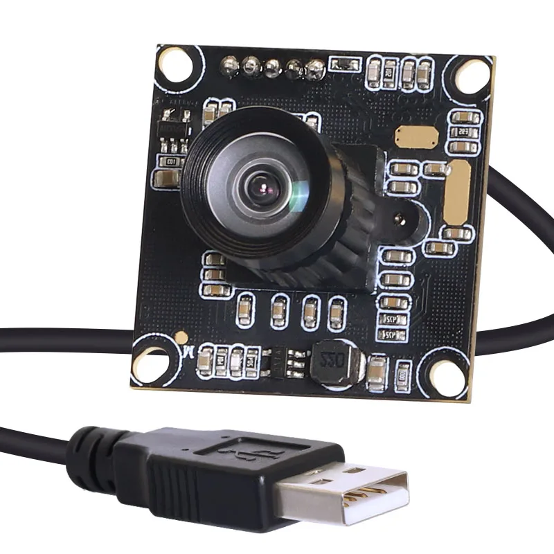 1080P AR0230 32*32mm 2.9mm 100Degree Distortionless Backlighting HD USB Free Drive Face Recognition Industrial Camera Module M12