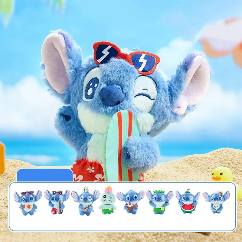 

20CM New Stitch Fantasy Summer Series Blind Box Dolls Cute Doll Ornament Mystery Box Surprise Toy Gift