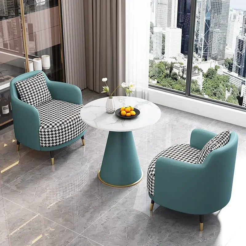 بسيطة، كاجوال، أريكة، مجموعة، فندق، استقبال، طاولات وكراسي #2