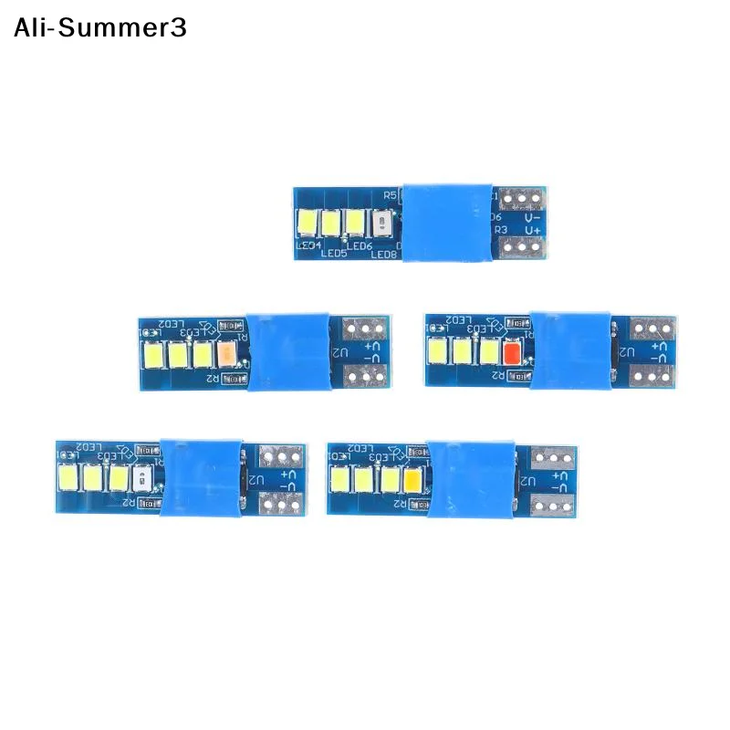 

【Sk】2 шт. динамические светодиодные лампы T10 для салона автомобиля, подсветки багажника, габаритных огней, модифицированные, с двойным коннектором, автомобильные лампы T10