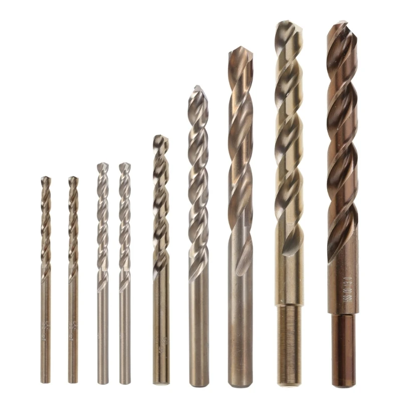 M6CF M35 Cobalt Straight Step Drill Bits Hole Cutter For Stainless Steel Electric Drill Power Tools 3/4/6/8/10/12/13mm