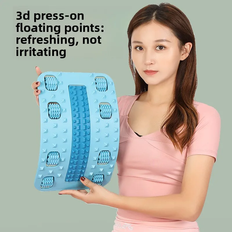 

Роликовый массаж ног, пустышка для поясничного отдела позвоночника, бесступенчатая регулировка, корректирующая тяговая подушечка для спинки талии