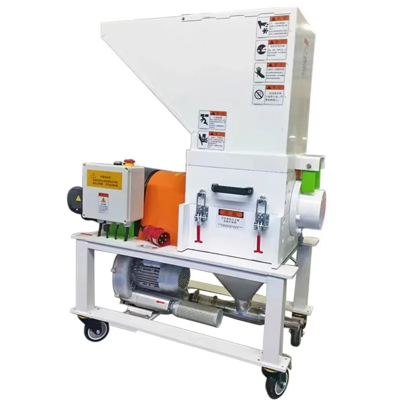 Quiet Slow Speed Crusher On Site Machine Side Plastic Recycling High Torque Slow Speed Granulator Injection