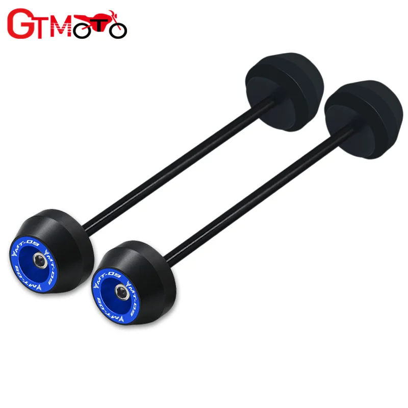 mt09 Motorcycle Accessories Front Rear Wheel Fork Slider Axle Crash Protector For YAMAHA MT-09 2013-2020 2021 2022 2023