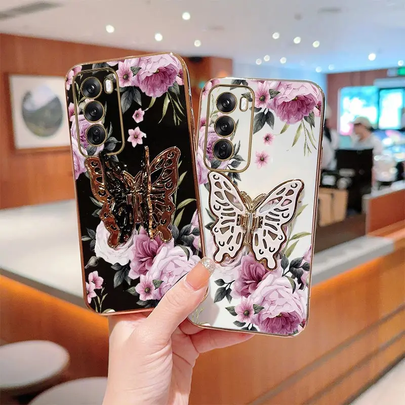 

R eno 12 Гранд цветок Браслет Покрытие Чехол для телефона для OPPO Reno 8Pro 12 13 7 11F 11 5Lite 10Pro 12F 13Pro 10 9 13F 12Pro Cover