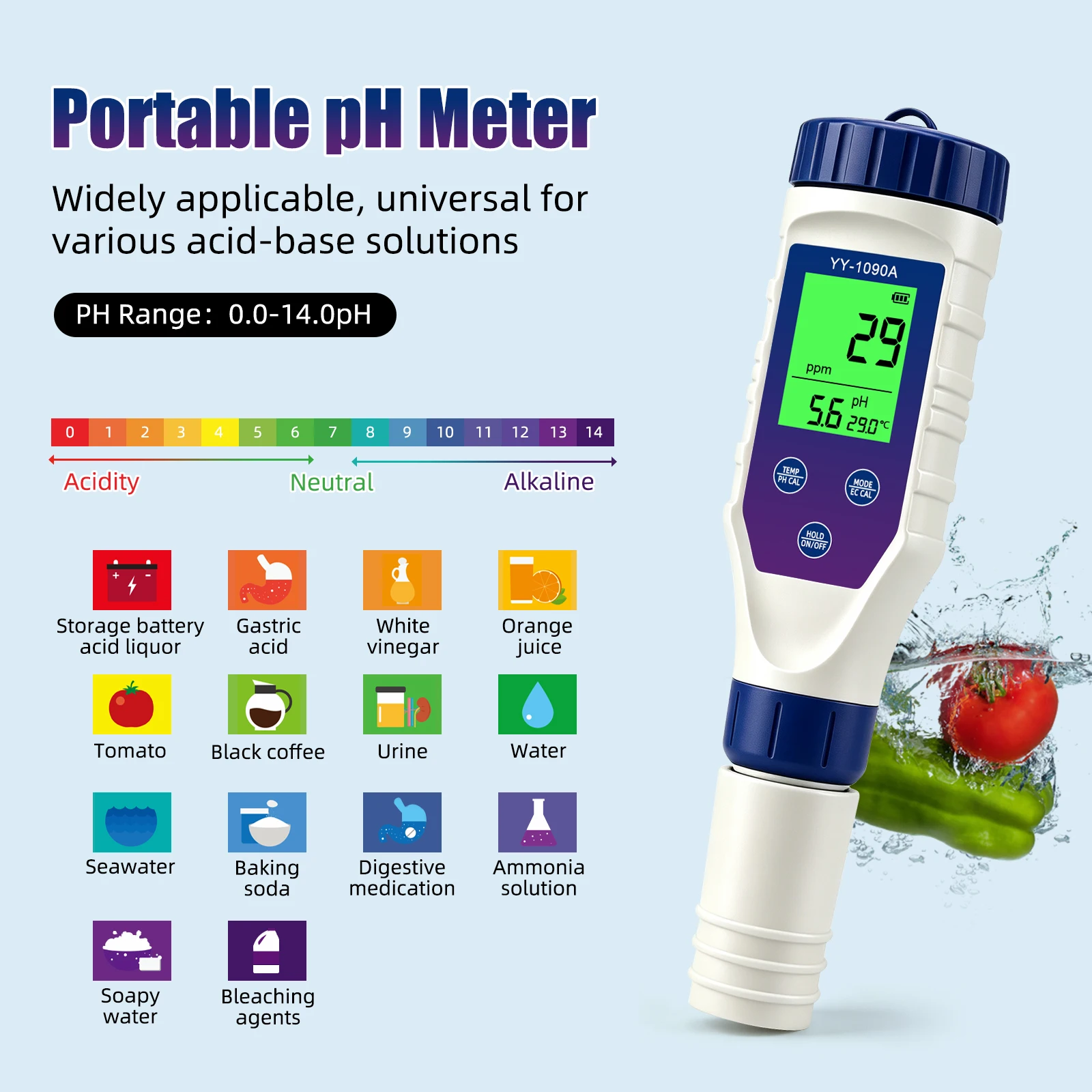 Yieryi, misuratore di qualità  - Ph Meter Digital Water Tester recensione e prezzo