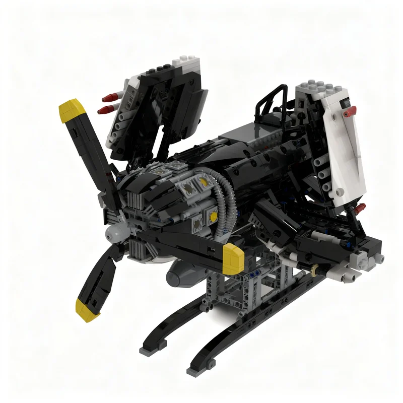 2512 pezzi MOC Vought F4U Cors - Art Craft Building recensione e prezzo