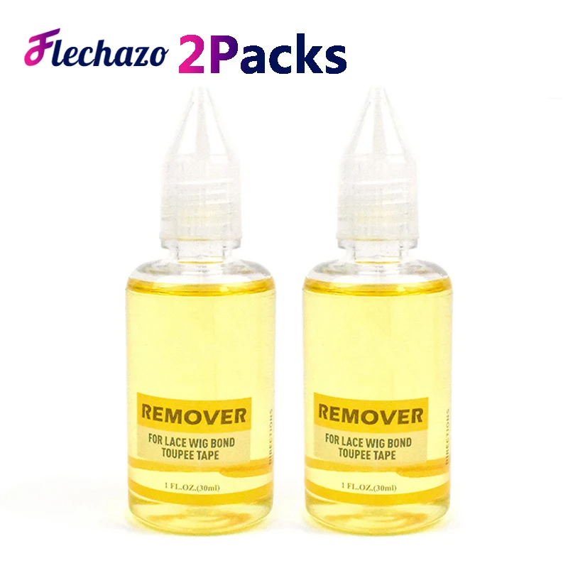 Must-Have Tape In Extension Remover 2Pc Fast-Acting Hair Extensions Remover Lace Wig Glue Remover Oil Hair Bond Adhesive Remover
