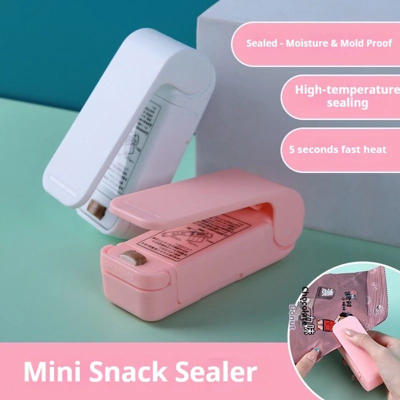 

Snack Sealing Machine Mini Plastic Sealing Machine Packaging Household Plastic Bags Food Preservation Vacuum Sealing Machine