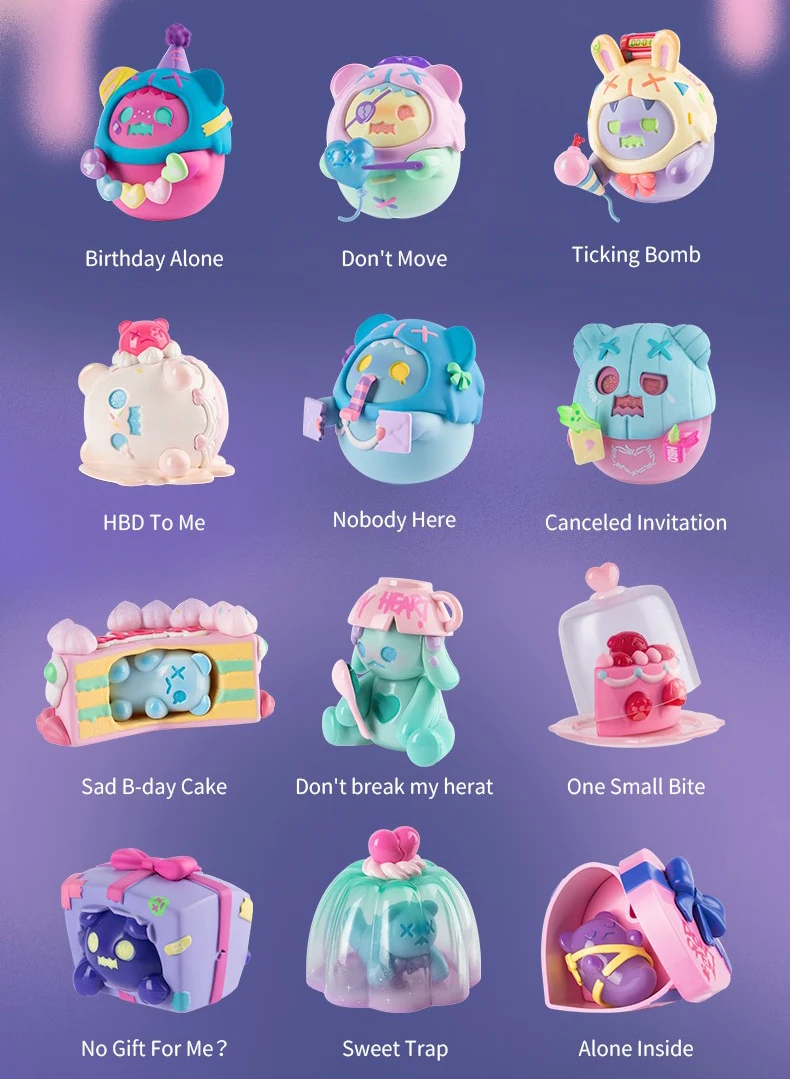 Original ShinWoo Birthday Alone Series Blind Box Kawaii Anime
